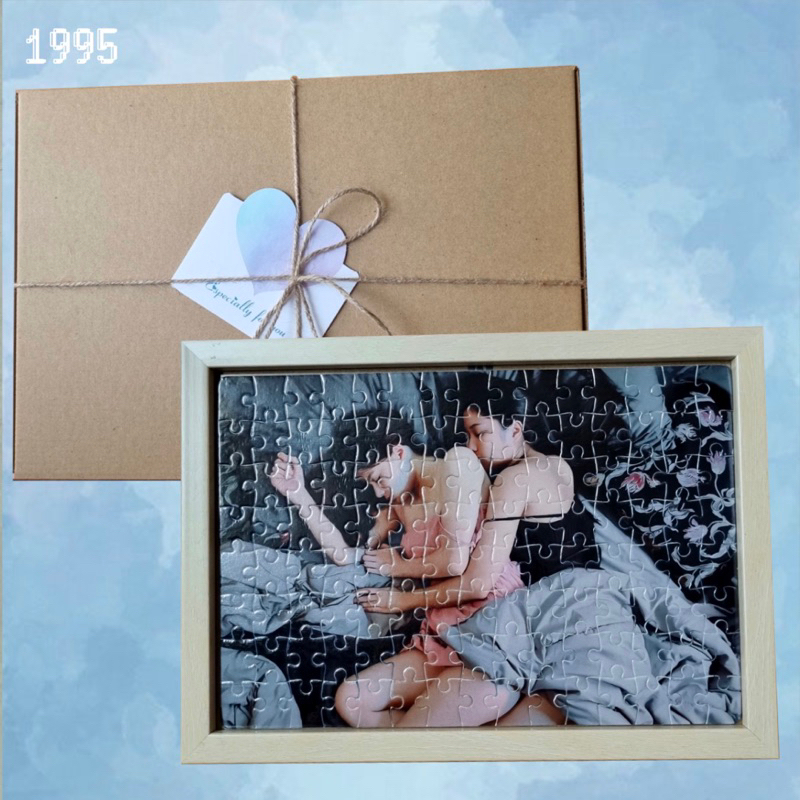 Bộ Quà Tặng Tranh Ghép Jigsaw Puzzle Size A4 120 mảnh ghép