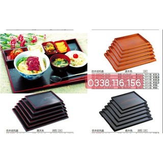 Khay bê đồ nhà hàng, khay phục vụ phong cách Nhật Bản
