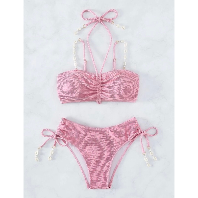 [ORDER SHEIN] Set Bikini Đi Biển 2 Dây
