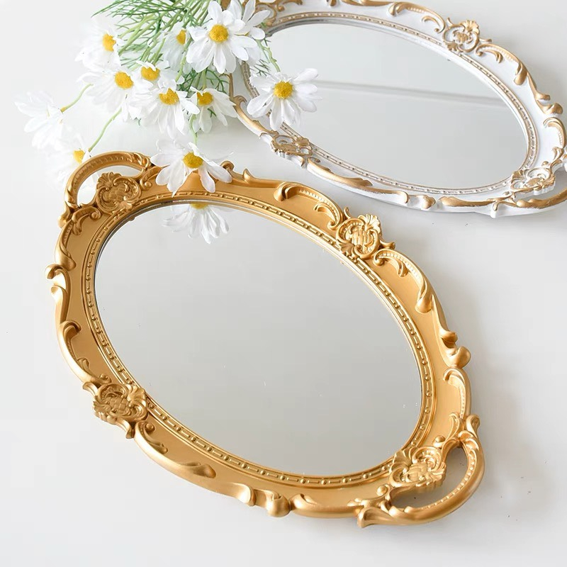 Khay Gương Trang Trí ,Khay Decor ,Chụp Ảnh Sản Phẩm Phong Cách Vintage- Se.Decor