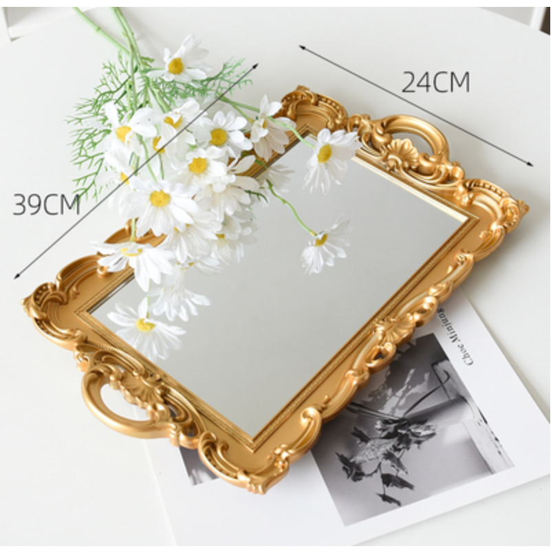 Khay Gương Trang Trí ,Khay Decor ,Chụp Ảnh Sản Phẩm Phong Cách Vintage- Se.Decor
