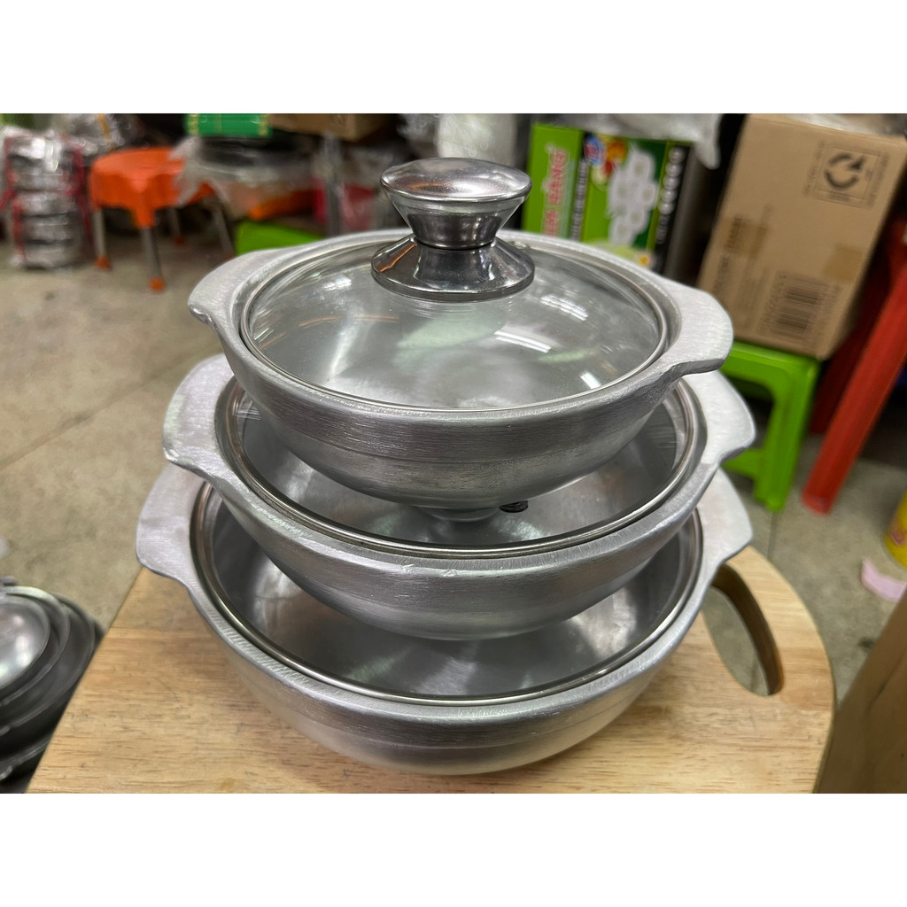 NỒI GANG THẤP / TỘ GANG / ĐỈNH GANG NẮP KÍNH