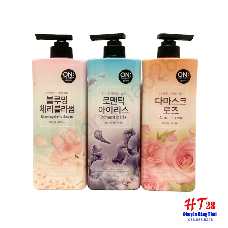 Sữa tắm hương nước hoa On Hàn Quốc Chai Lớn 900g