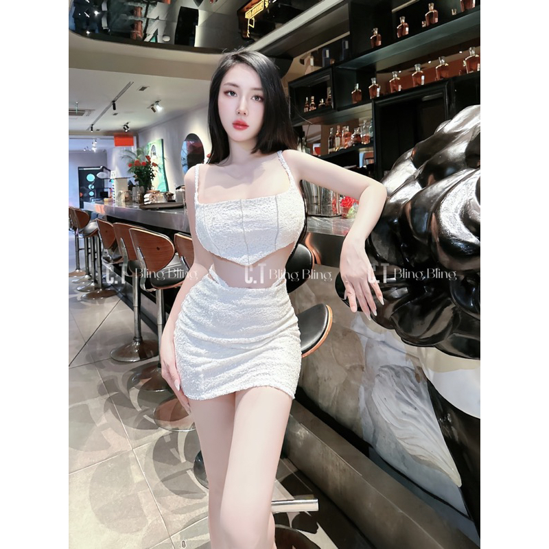 Sét đầm sexy óng ánh đi tiệc