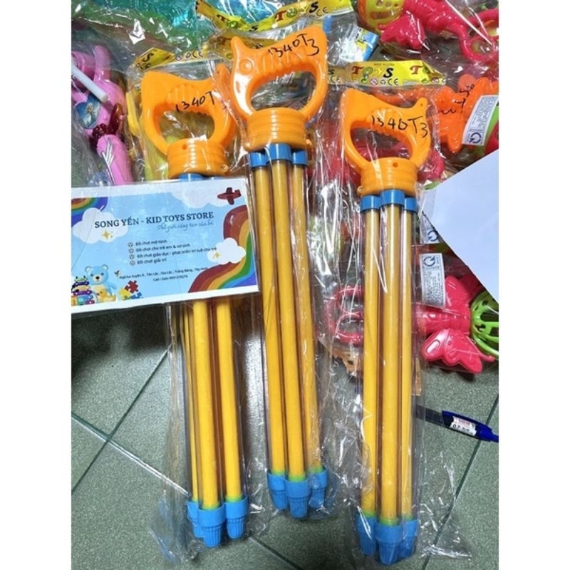 《 HCM 》Súng bắn nước 1 nòng , 2 nòng , 4 nòng cho bé chơi mùa hè, chơi công viên, chơi biển