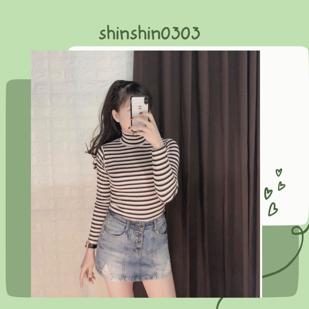 Áo Body Cổ Lọ Tay Dài