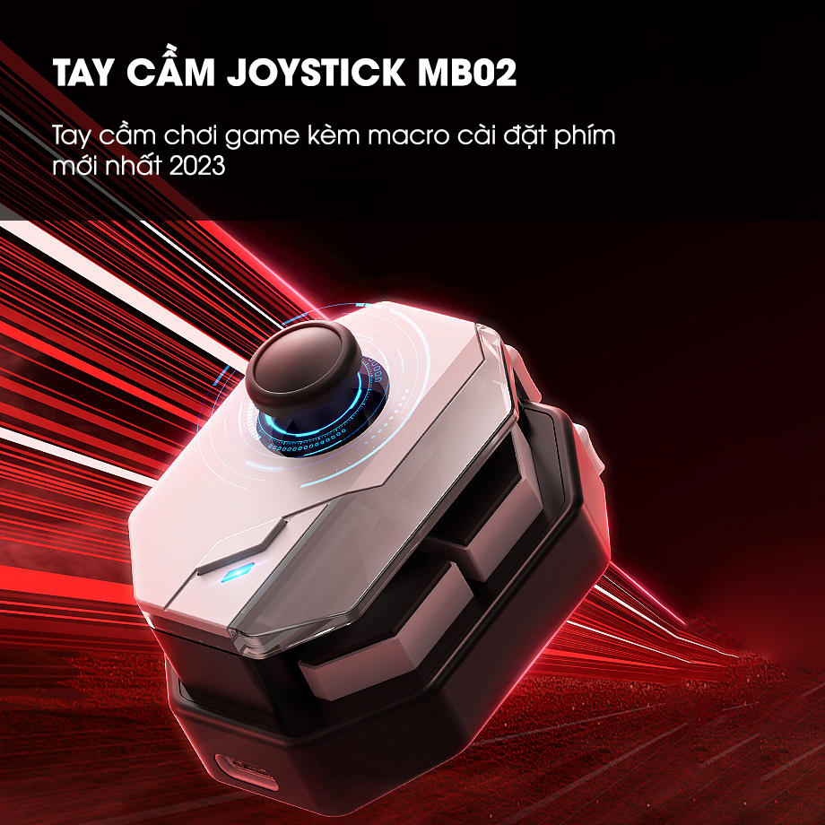 Tay cầm chơi game điện thoại joystick MEMO MB02 hỗ trợ macro combo ghìm tâm auto tap cho liên quân pubg tốc chien