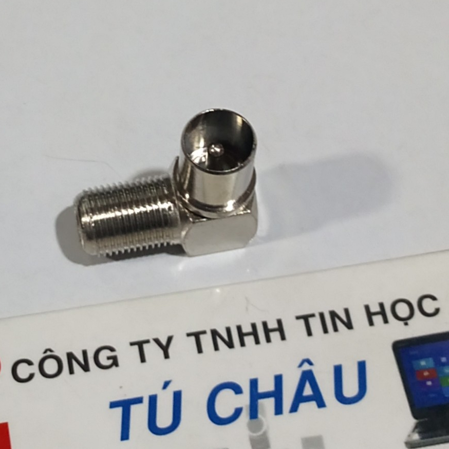 Đầu cắm Tivi (Chuẩn cắm Anten - RF In) (Thẳng - Vuông gốc)