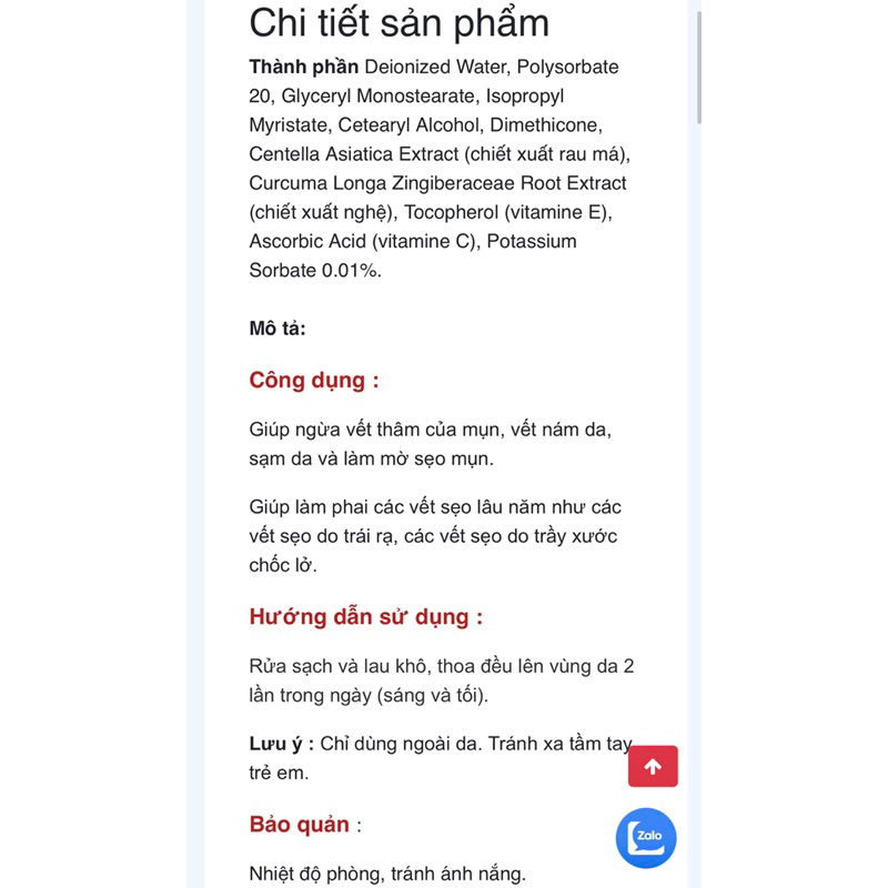 Mụn. Sẹo. Nám. Anzela C . Típ 10gram.