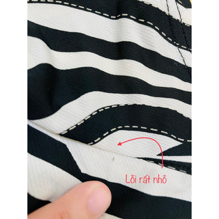 Đầm Thun Phối Kiểu, Có Dây Đai Eo, Freesize, 2hand