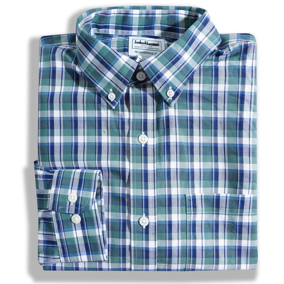 Áo sơ mi nam dài tay caro vải cotton xuất Mỹ L.L.Bean - FO76 SHOP