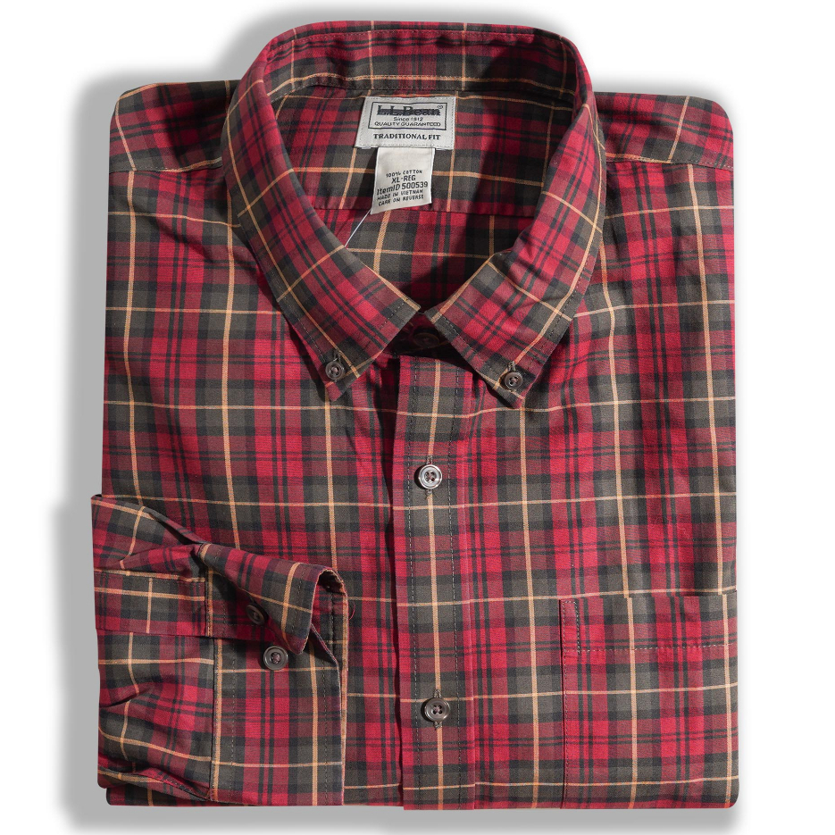 Áo sơ mi nam dài tay caro vải cotton xuất Mỹ L.L.Bean - FO76 SHOP