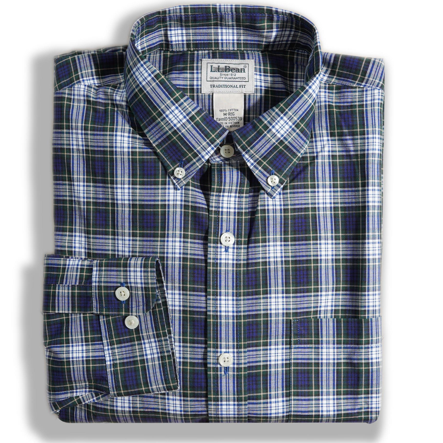 Áo sơ mi nam dài tay caro vải cotton xuất Mỹ L.L.Bean - FO76 SHOP