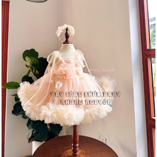 Váy cho bé anh đức hoa ko kèm đuôi