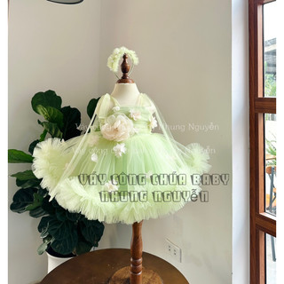 Váy cho bé anh đức hoa ko kèm đuôi