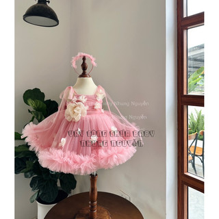 Váy cho bé anh đức hoa ko kèm đuôi