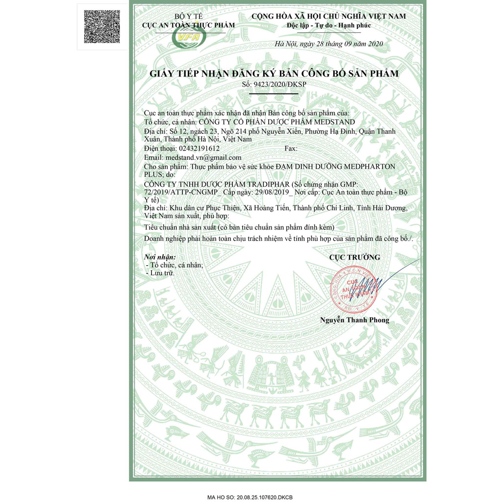 Đạm dinh dưỡng MEDPHARTON PLUS  - Bổ sung đông trùng hạ thảo, đạm thủy phân giúp ăn ngon, hấp thu tốt.