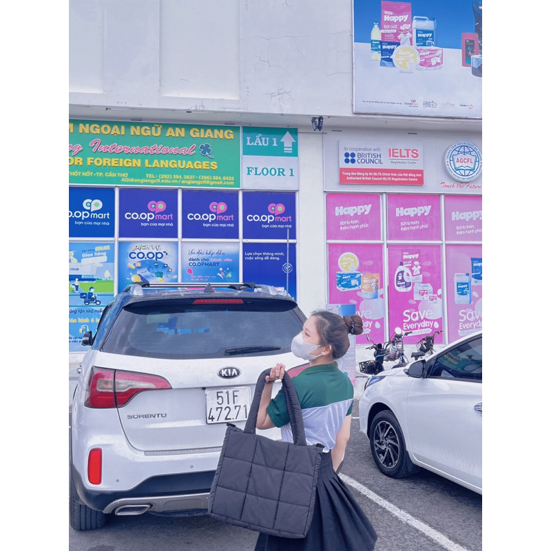 Túi toto phao trần bông Đôla