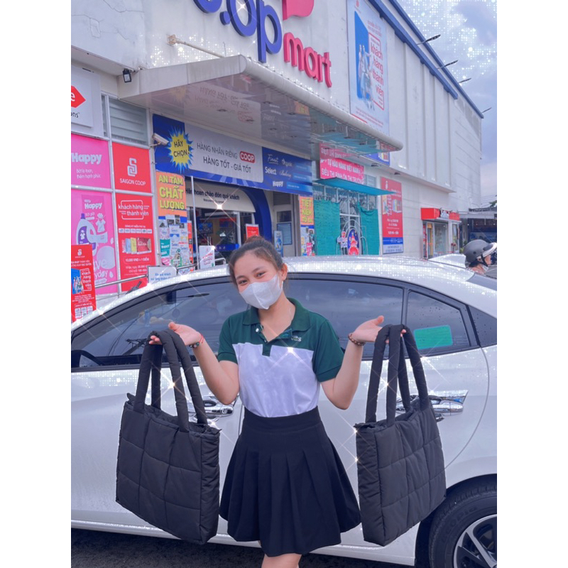 Túi toto phao trần bông Đôla