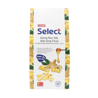 Gừng non sấy sữa ong chúa select 150g