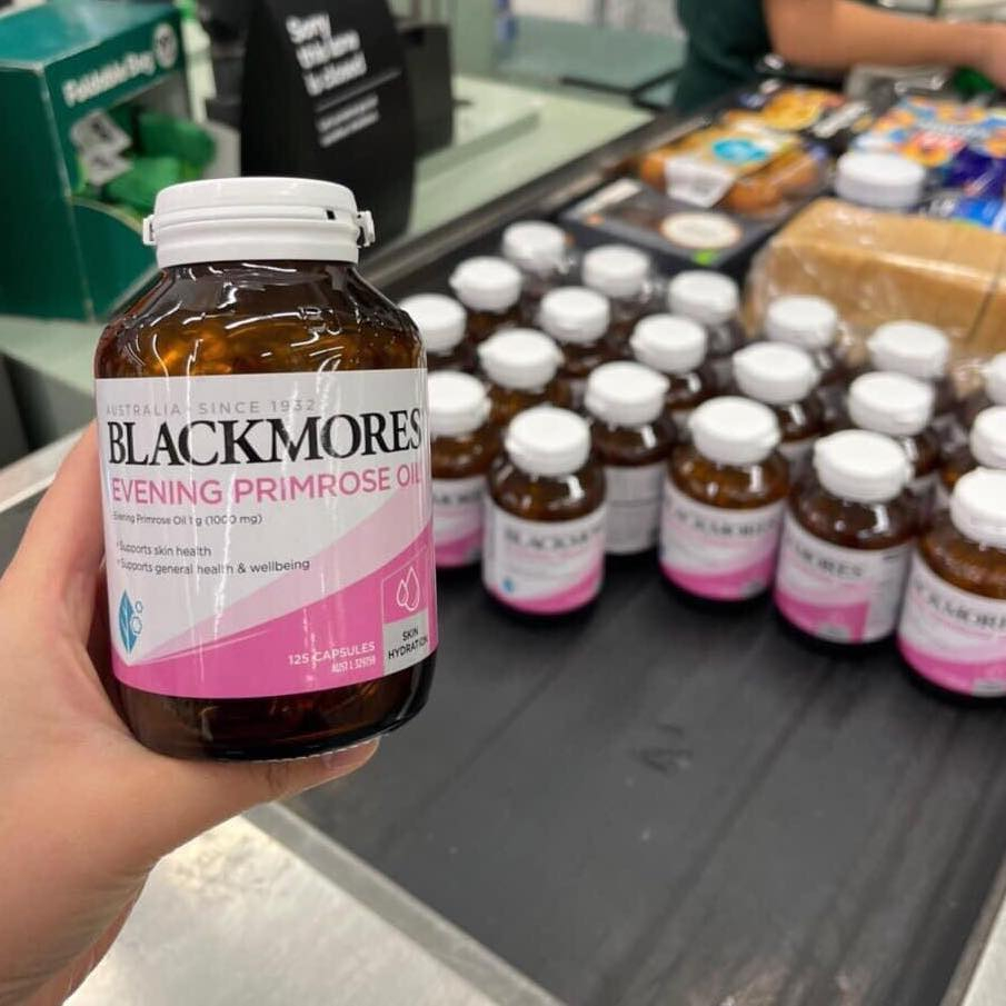 Viên Tinh Dầu Hoa Anh Thảo, Điều Hòa Nội Tiết, Giúp Đẹp Da, Tóc, Móng - Evening Primrose Oil Blackmores - 125 Viên