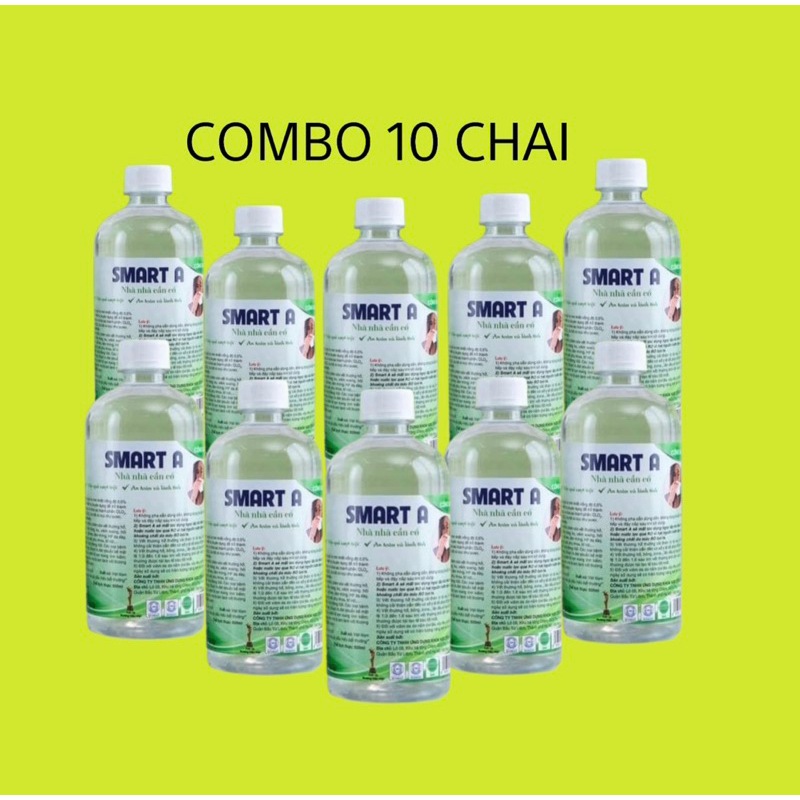 [ Mẫu mới nhất) Dung dịch sát khuẩn Smart Anolyte (Nước A) khử khuẩn tay, bề mặt an toàn từ thiên nhiên