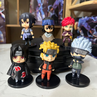 Combo 6 mô hình Chibi Naruto (Cao 10cm) (Mô hình Anime Naruto)
