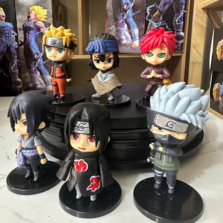 Combo 6 mô hình Chibi Naruto (Cao 10cm) (Mô hình Anime Naruto)