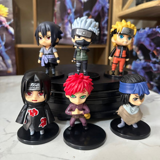 Combo 6 mô hình Chibi Naruto (Cao 10cm) (Mô hình Anime Naruto)
