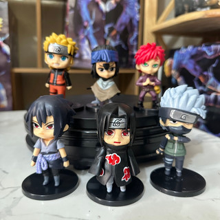 Combo 6 mô hình Chibi Naruto (Cao 10cm) (Mô hình Anime Naruto)