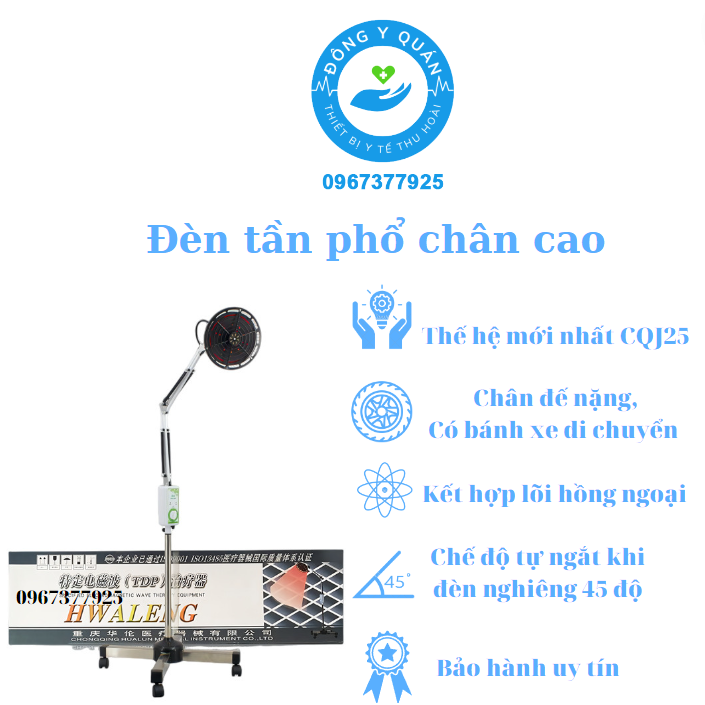 Đèn tần phổ TDP modem CQJ-25- Kết hợp lõi hồng ngoại- phiên bản nâng cấp mới nhất
