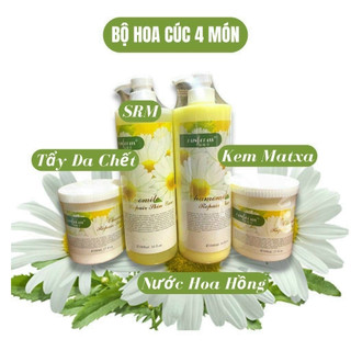 Lẻ bộ chăm sóc da Hoa Cúc 4 món