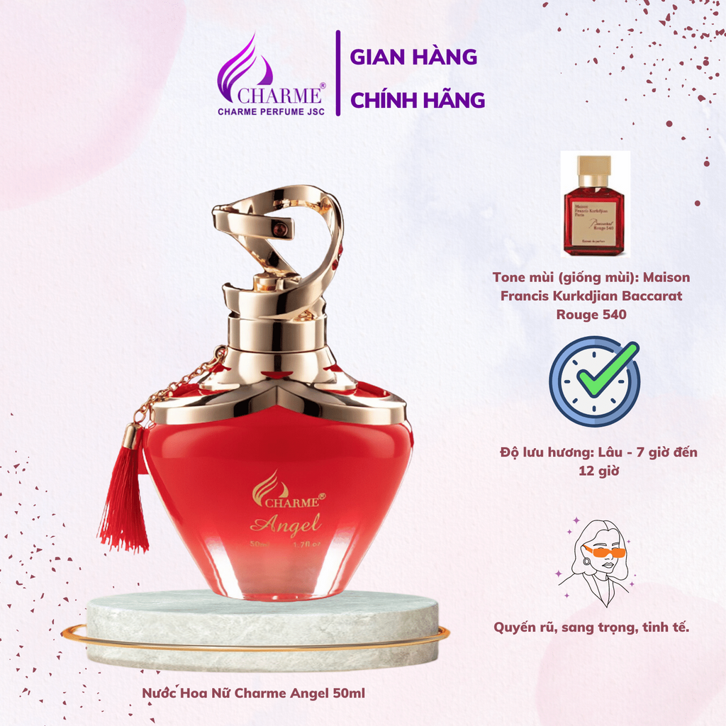 Nước Hoa Nữ Charme Angel 50ml
