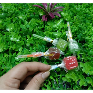 kẹo mút xí ngầu xúc xắc phát sáng vui nhộn 5 vị trái cây hot tiktok , kẹo giáng sinh