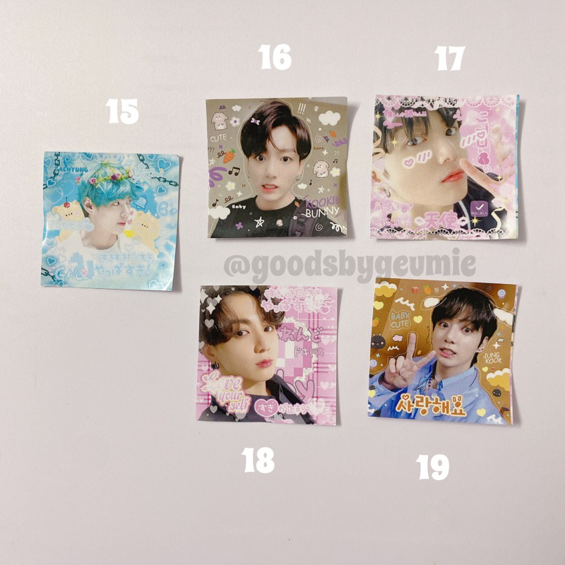 Sticker niêm phong BTS