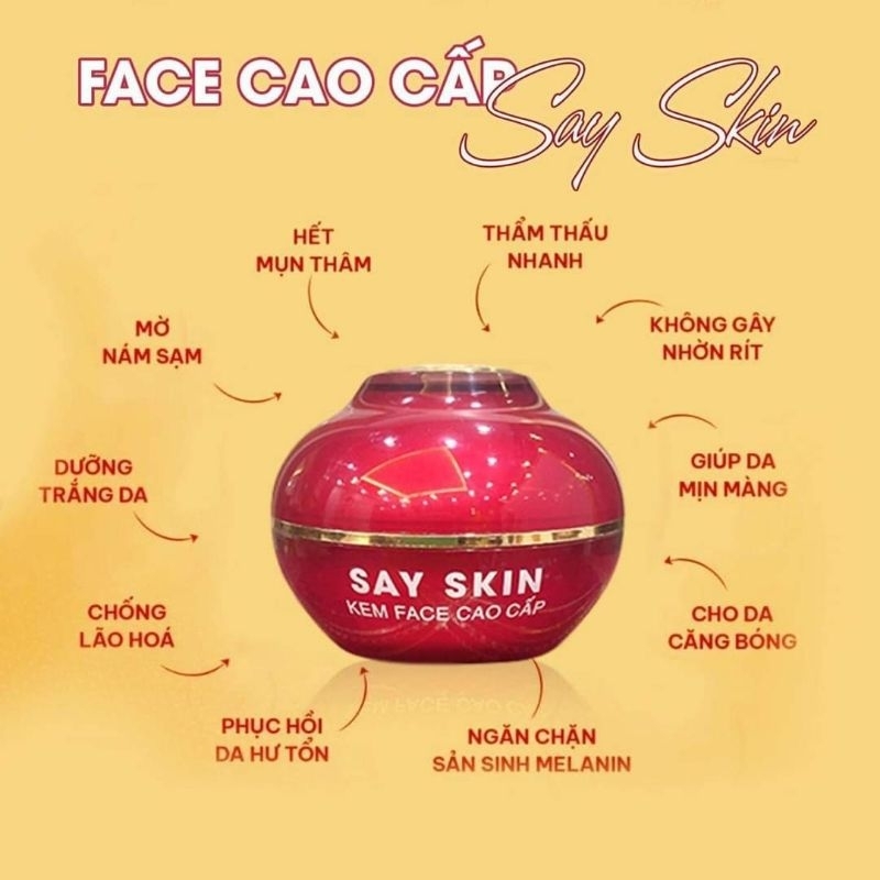 Kem Face say elly white cao cấp