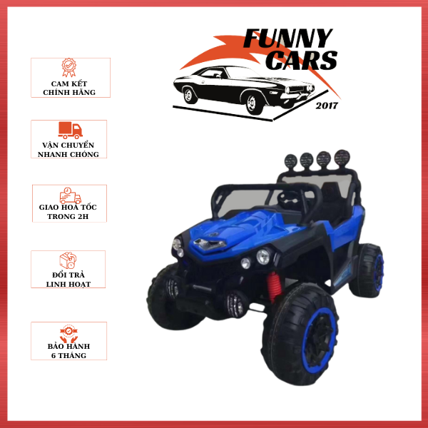 🔥 Q905 Funnycar - Xe ô tô điện trẻ em địa hình: Tự lái và điều khiển từ xa 🔥
