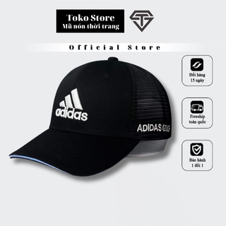 Nón kết Mũ lưỡi trai lưới Adi.das logo thêu nổi siêu HOT dành cho nam nữ Free size