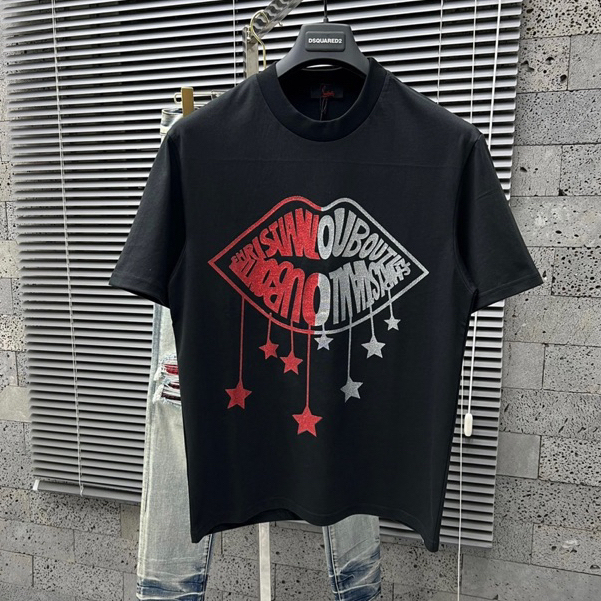 Áo thun Phiên bản Kim tuyến trước sau Neww 2023 của nhà Lauboutin