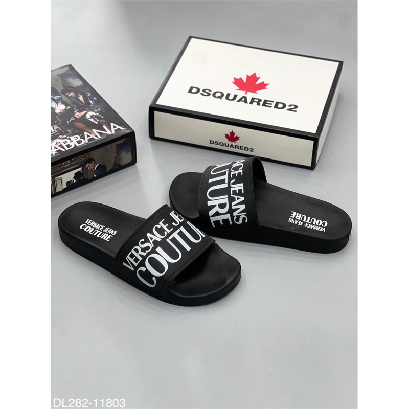 Dép lê hoạ tiết chữ nổi bật lên chân fom cực đẹp ,trẻ trung 2023