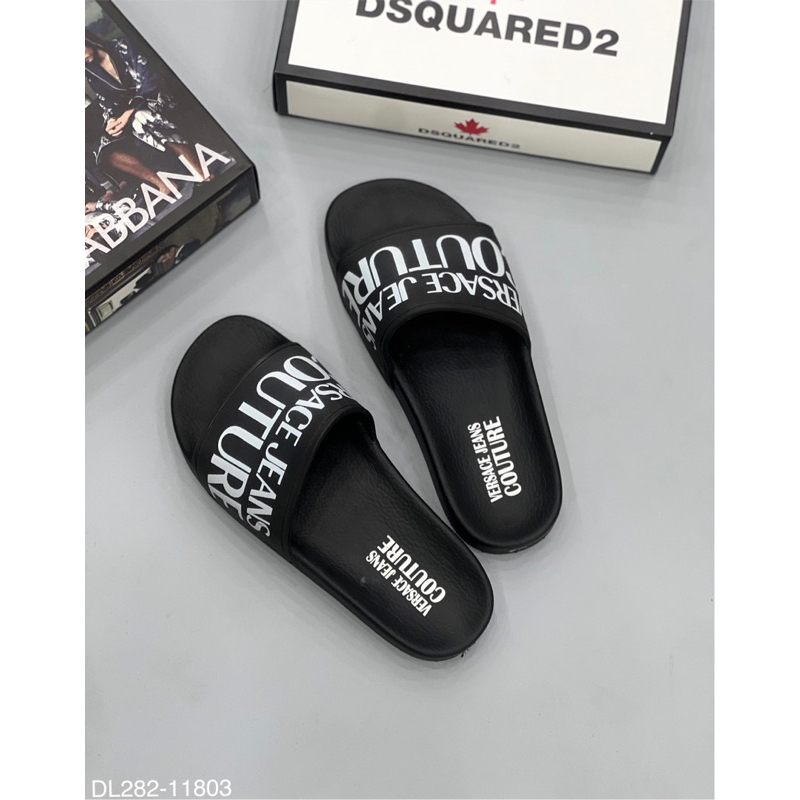 Dép lê hoạ tiết chữ nổi bật lên chân fom cực đẹp ,trẻ trung 2023