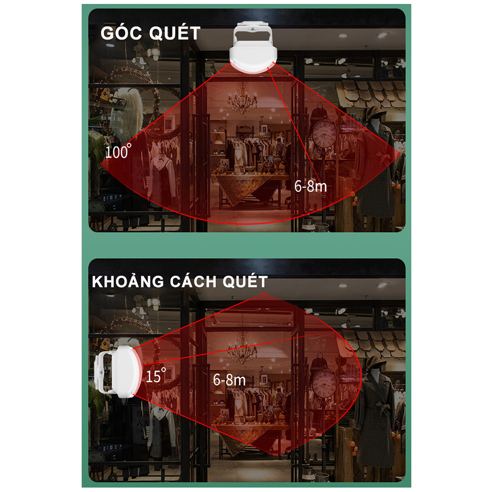 Chuông báo khách chống chộm báo động cảm ứng hồng ngoại không dây thông minh SOKA