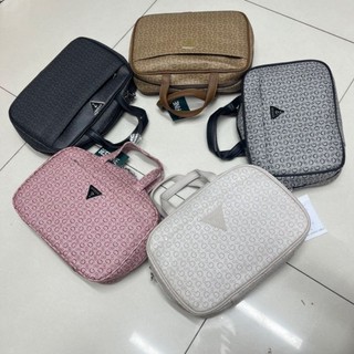 Túi mỹ phẩm guess hàng sample chính hãng size to