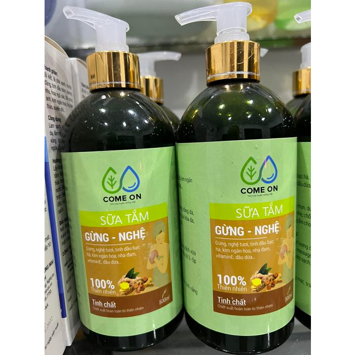 SỮA TẮM HỮU CƠ COME ON  TƯƠI MÁT, SẢNG KHOÁI, GIẢM NGỨA