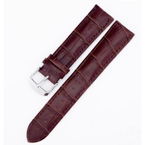Dây da đồng hồ nam,nữ chính hãng chống thấm nước,dây da mềm,đủ màu - Đủ size 12/14/16/18/20/22/24