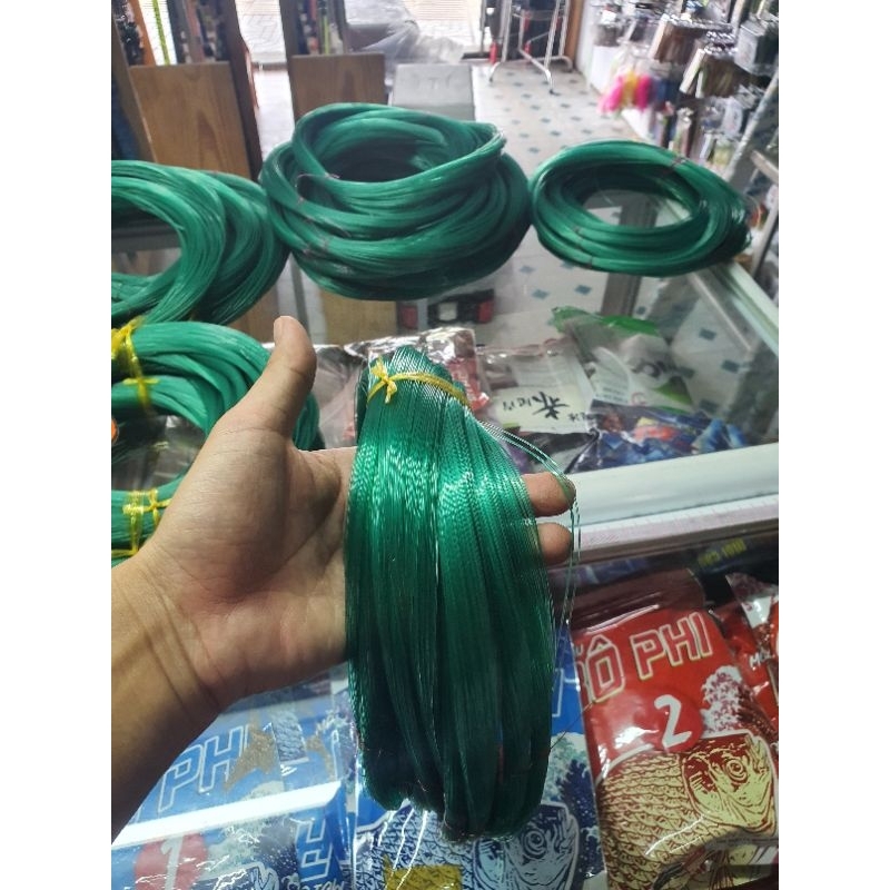1 lạng dây cước Thái Lan màu xanh lá cây