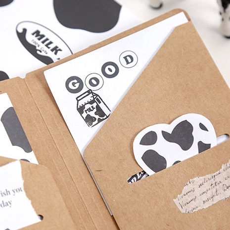 Winzige Con Dấu Đánh Dấu DIY In Họa Tiết  Bò Sữa Trang Trí Tiện Dụng Làm Bullet Journal Sổ Tay Nhật Kí M001
