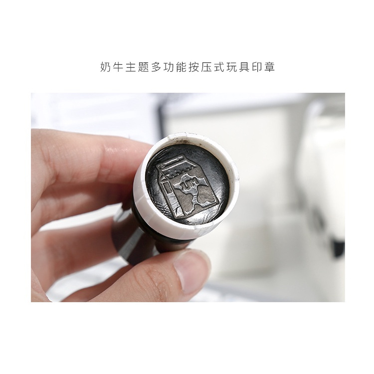 Winzige Con Dấu Đánh Dấu DIY In Họa Tiết  Bò Sữa Trang Trí Tiện Dụng Làm Bullet Journal Sổ Tay Nhật Kí M001