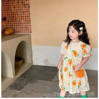 đầm be gai dam hoa cam chất đũn size 12-38kg