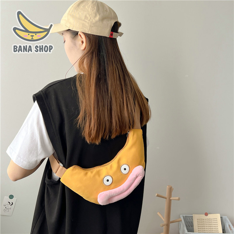 Túi bao tử, túi đeo chéo môi tều vô tri mỏ xúc xích vui nhộn